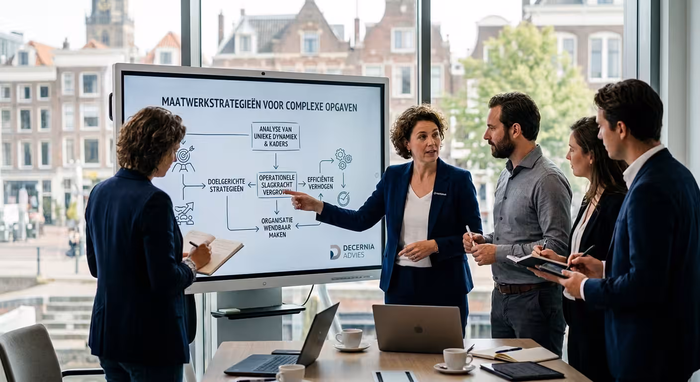 Inrichting van het nieuwe organisatielandschap in opbouw